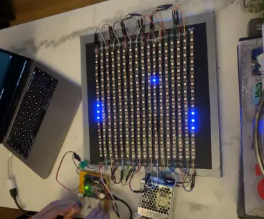 LED Panel Pong Game